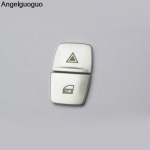 Angelgugouo For BMW 3 Series F30 F35 F34 2013-2018 Car Warning Light Button Cover frame sticker h&otilde;be