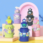 450 ml joogikruus isoleeritud pudeliga joogin&otilde;ud Thermocup beebi termoskruus lastele t&uuml;drukutele poistele kuumavee pudeli kruus bottle only sinine