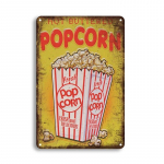 Hot Dogs Burgerid Pizza Metallsildid Vintage plakatid K&ouml;&ouml;k Seinakaunistus Plekksild Baari Kodukaunistus Metallist tahvlid Kunst Maalimine 20x30cm