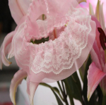 5Yds/partii 5cm lai must/valge/roosa 2-kihiline pits, volangidega sifoonkangas r&otilde;ivap&otilde;lle jaoks DIY tarvikud X1208 5 Yards valge