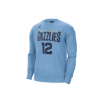 Jordan Ja Morant Memphis Grizzlies Fliisist Dressipluus Meeste Pealisr&otilde;ivad Hele-Sinine DZ0610-422 XL