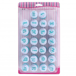 26 suur- ja v&auml;iket&auml;hti ja numbreid Cookie Spring Press Die Fondant Cake Printing Press Die Cutting Die Baking Tool digits