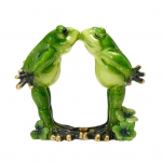 Paar Konn Kujuke Vaik Pesapall Tennis Konnafiguuri m&auml;nguasi Modell Kuju skulptuur T&ouml;&ouml;laua kaunistus Ornament Festival Kingitus F