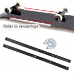 1 paar Skateboard Rails Plastic with Mounting Screws must