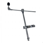 Taldrikuhoidja, trumli pikendusklambrite alused, reguleeritavad tarvikud Single Lock