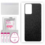 apgo Protective Skin Sticker for the back compatible with Infinix Note 12i, Wrap Film, Foil, Vinyl - Pattern Black Honeycomb