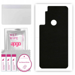 apgo Protective Skin Sticker for the back compatible with Motorola One Fusion Plus, Wrap Film, Foil, Vinyl - Pattern Matrix