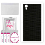apgo Protective Skin Sticker for the back compatible with Sony Xperia XA1 Plus, Wrap Film, Foil, Vinyl - Pattern Matrix