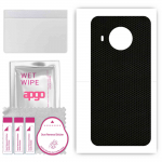 apgo Protective Skin Sticker for the back compatible with Nokia X100, Wrap Film, Foil, Vinyl - Pattern Matrix