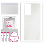 apgo Protective Skin Sticker for the back compatible with Oppo F21s Pro 5G, Wrap Film, Foil, Vinyl - Pattern Matte Transparent