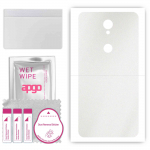 apgo Protective Skin Sticker for the back compatible with Sharp Rouvo V, Wrap Film, Foil, Vinyl - Pattern Matte Transparent