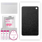 apgo skin sticker film foil vinyl for the BACK compatible with Amazon Fire HD 8 (2020), scratch-resistant, easy to install - Black Honeycomb