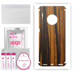 apgo Protective Skin Sticker for the back+sides compatible with Huawei Mate 30 Pro 5G, Full Wrap Film, Foil, Vinyl - Pattern Tigerwood