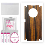 apgo Protective Skin Sticker for the back+sides compatible with Honor X9, Full Wrap Film, Foil, Vinyl - Pattern Tigerwood