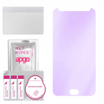 apgo Anti-Blue 9H Hybrid protective glass compatible with Motorola Moto E4, flexible nano glass, great replacement for tempered glass, scratch-resista