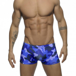 Meeste seksikad alusp&uuml;ksid, kamuflaažiga hingav aluspesu, mugavad alusp&uuml;ksid M sinine