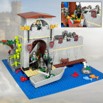 42161 Keskaegne Rooma vesilossi stseen Laste ehitusklotsid