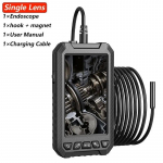 Uus t&ouml;&ouml;stuslik 3-objektiiviline endoskoopkaamera 5,0-tolline IPS 1080P HD kontrollkaamera boreskoop, sobib erinevatele v&auml;ikestele kanalitele IP67 veekindel 1M 8MM Single Lens