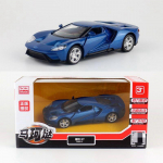 1/36 Scale Ford GT Diecast automudeli m&auml;nguasi, tagasit&otilde;mmatav m&auml;nguasi, avatud ustega lastele V&auml;ikelapse poistele T&uuml;drukutele Kingikogu 1/36-Size:12*5*2.9cm hall