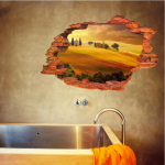 3D Kuu t&auml;histaeva seinakleebised PVC materjal Kosmiline kuu seinakleebised elutoa lastetoa lae seinakleebised seinamaaling