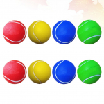 8 tk Creative Tennise pallid Treeningu tennisepallid Sport PU tennisepallid M&auml;ngupalli (2tk kollast, 2tk punast, 2tk sinist, 2tk