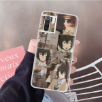 Bungo Stray Dogs Poster Pehme telefoni&uuml;mbris Xiaomi Redmi Note 10 10S 9 9S 8 7 8T 11S 11T 11 Pro 9A 9T 9C 8A 7A Shell Cover Funda jaoks Redmi Note 10(10S)