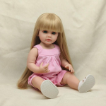 Reborn Baby Doll Elutruu pehme puudutusega kvaliteetsed nukud Kingitused lastele M&auml;nguasi, Pehme Silikoon Reborn Toddler Doll