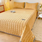 Pehmus voodikate voodil King Queen voodikate Paks tepitud madratsi kate Kaitsev pleed diivanil vooditekk tekid 230x250cm Blanket