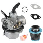 19 mm s&uuml;sivesikute k&uuml;tusefilter koos 35 mm &otilde;hufiltriga 50 cc 70 cc 80 cc 90 cc 110 cc 125 cc ATV Dirt Pit Bike PZ19 karburaatoriga mootorratta tarvikud universaalsed PZ19 Set hall
