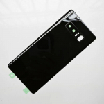 Tagumine klaas aku uks Samsung Galaxy Note 8 N950 N950F tagaklaasist korpuse kate + liim + kaamera klaasist objektiivi raam must