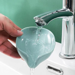 Innovatiivne seebialuse hoidik, Easy Clean seebihoidja, iminapaga seebialusega, mis sobib du&scaron;i, vannitoa, k&ouml;&ouml;givalamu jaoks (Suurus:-13cmX10cmX3,5)