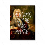 Retro Renessansi Huumorifiguur Abstraktne Grafiti Sarkasm Tsitaadid L&otilde;uendimaal Portree Kunst Plakat Prindi Magamistuba Kodu Dekoratsioon 30x40cm No Framed