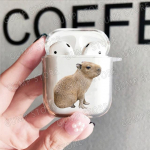 Creative Capybara &uuml;mbris Apple Airpod Pro2 Airpods 1 2 3 Pro juhtmevaba k&otilde;rvaklappide kate jaoks Air Pods 3. Gen Box Cartoon Capa Airpods 1 2