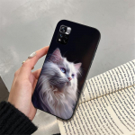 Valge kassi telefoni&uuml;mbris Xiaomi Redmi note 13 12 Pro 11S 11 10 Pro 10S 12S Redmi 10 9C 13C jaoks Redmi Note 12 Pro 5G