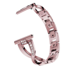 18mm 20mm 22mm teemantk&auml;ev&otilde;ru Samsung Galaxy Watch4 3 S3 Active2 Garmin Venu 2S 2plus Vivoactive 4s metallrihma jaoks 20mm