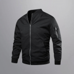 Meeste dressipluus &Uuml;hev&auml;rviline jakk Bomber Coat Business Meeste mantlid Tuulejooke Kaelus Meeste T&otilde;mblukk Korea Basic Topid 6XL must