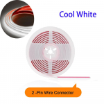 IP68 veekindel COB LED neoonriba valgusti 5m 10m 15m 20m 0,5m 24V 320LED painduv lint silikoon toru lambi vooder valgustus RA90 (2 Pin Wire) L=12M lahe valge v&auml;rv