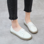 Fujin 3 cm lehma ehtsast nahast madalad mokassiinid, pehme tallaga luksuslikud etnilised naised elegantsed suvised paeltega naiste mugavad kingad 35 must