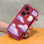 Pehme silikoonist ruudukujulise redeliga printimismustriga telefoni korpus, t&auml;iskaanega kaamera p&otilde;rutuskindel kaitse kummist &uuml;mbris Xiaomi Redmi jaoks Redmi 10A valge