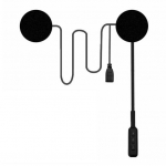 Kvaliteetne mootorratta peakomplekt V&otilde;imas Bluetoothiga &uuml;hilduv 5.0 Helmet Intercom must