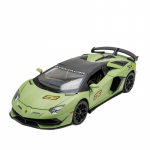1/24 Lamborghini Aventador SVJ 63 Sulamist V&otilde;idus&otilde;iduauto Mudel Valatud Metallist M&auml;nguautod Auto Mudel Heli ja Valguse Simulatsioon Laste M&auml;nguasi Kingitus roheline