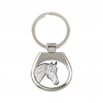 Bay Horse - keychain with a horse, keychain with a print, personalized pendant from the Art-Dog brand