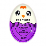 V&auml;rvi muutev munade taimer Toidu klassi temperatuuritundlik T&auml;pne pehme keskmine k&otilde;vaks keedetud muna miniindikaator taimer k&ouml;&ouml;gividinad lilla