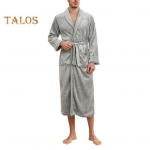 Meeste talvine &ouml;&ouml;s&auml;rk Paks flanell, soe kitsas v&ouml;&ouml;koht paeltega rihmaga, &uuml;hev&auml;rviline rev&auml;&auml;ritaskud Suurep&auml;rane vett imav keskmise pikkusega kodur&otilde;ivad spaa hotell S must