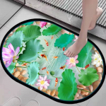 Valamu imav matt majapidamise ukse sissep&auml;&auml;s mustust h&uuml;lgav imav diatomiitmuda pehme matt libisemisvastane matt 40x60cm valge