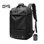 60L Vacpack seljakott Veekindel vargusvastane &otilde;huvaakumkompressioon reisiseljakott elektripumbaga reisijatele must