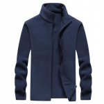 Jope Vooder Meeste Fliisjakk Pluss Rasv Pluss Suur Suurus Pluss Samet Paksendatud S&uuml;gis ja Talv Polarfliisjakk Keskealistele ja Eakatele 4XL