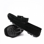 Meeste vabaajajalatsid Mood Meeste seemisnahast kingad Mehed Pehmed Loaferid Vaba aeg Mokassiinid Meeste s&otilde;idujalatsid Meeste laiskkingade tutt 38