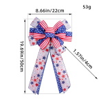 Iseseisvusp&auml;eva vibu kaunistus rekvisiidid p&uuml;hade lipu t&auml;he triibuline vibu paelte kaunistused GG3-10 star-striped flag model