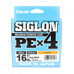 Sunline PE Line X4 Siglon 300M PE 1 16LB Oranž (1397) oranž